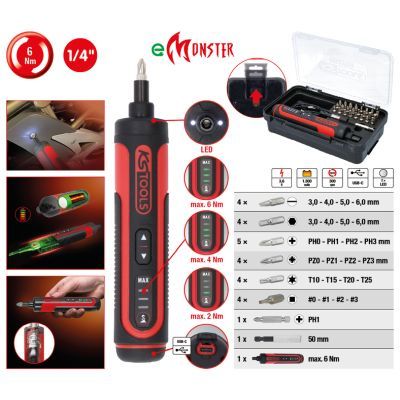 Drill (rechargeable battery) KS TOOLS 515.3600