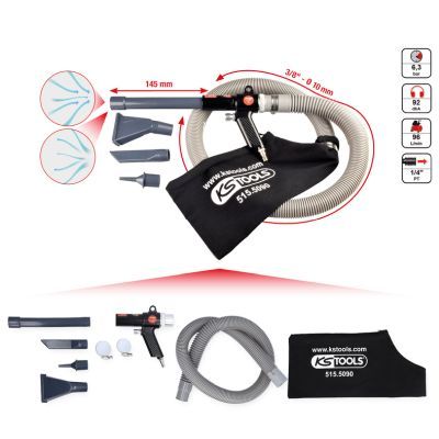 KS TOOLS 515.5090 Suction/Blast Gun (compressed air)