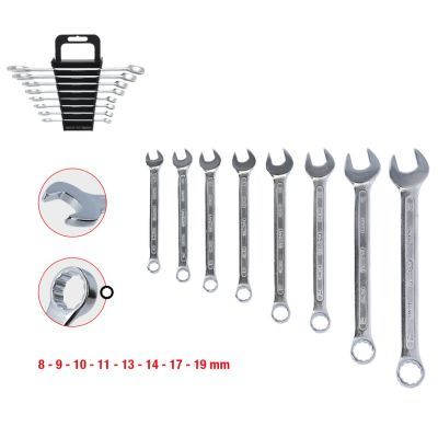 Spanner Set, ring/open ended KS TOOLS 517.0048