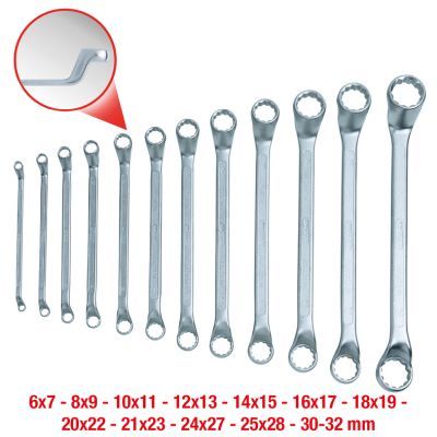 Double Ring Spanner Set KS TOOLS 517.0250