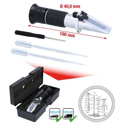 Antifreeze-/Battery Acid Testing Unit (Refractometer) KS TOOLS 550.1285