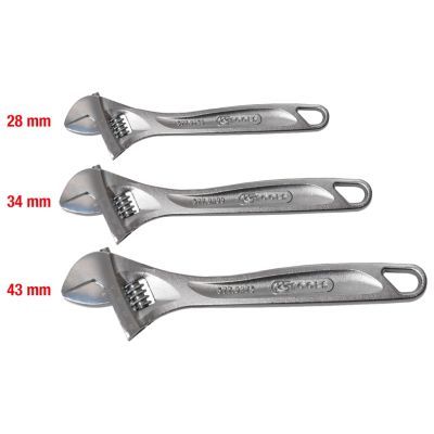 KS TOOLS 577.0399 Adjustable Spanner Set