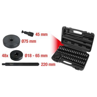 KS TOOLS 700.1350 Thrust Piece Set, press in/out tool