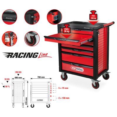 Tool Trolley KS TOOLS 826.0007
