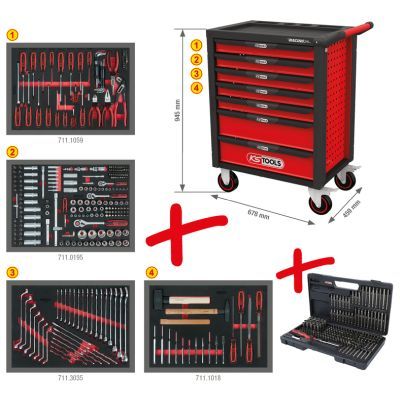 Tool Trolley KS TOOLS 826.7515