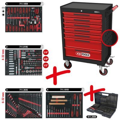 KS TOOLS 897.7515 Tool Trolley
