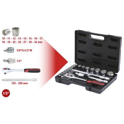 Socket Wrench Set KS TOOLS 911.0620