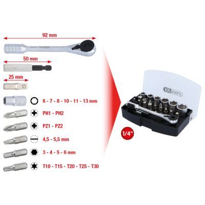 Kit, screwdriver bits KS TOOLS 911.2010