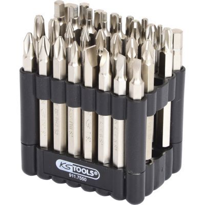 Kit, screwdriver bits KS TOOLS 911.7550