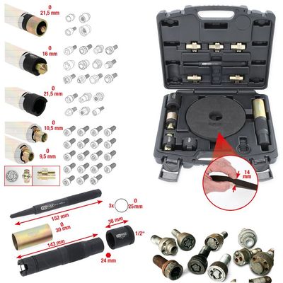 Wheel Lock Removal Kit KS TOOLS 913.1430