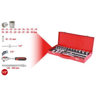 Socket Wrench Set KS TOOLS 917.4024
