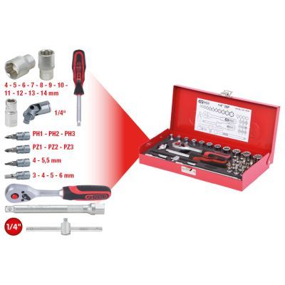 Socket Wrench Set KS TOOLS 917.4030