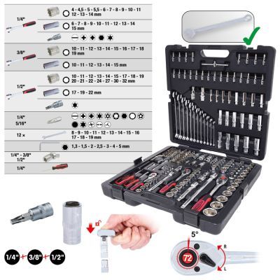 Socket Wrench Set KS TOOLS 918.0216