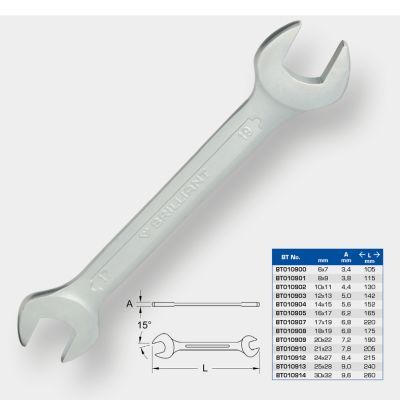 KS TOOLS BT010901 Open-end Spanner