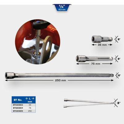 KS TOOLS BT020904 Extension, socket wrench