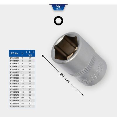 Socket Wrench Insert KS TOOLS BT021812