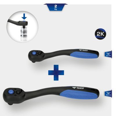 Reversible Ratchet Set KS TOOLS BT023002