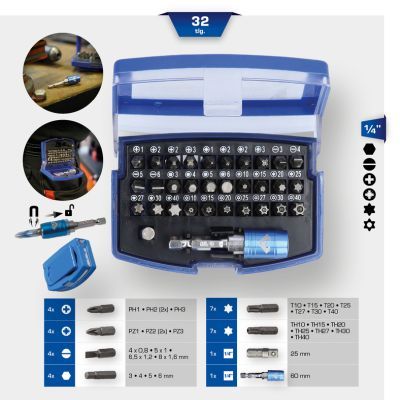 Kit, screwdriver bits KS TOOLS BT053032