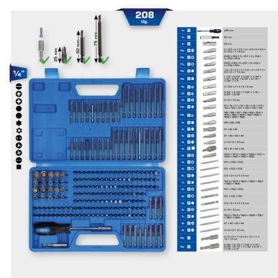 Kit, screwdriver bits KS TOOLS BT053208