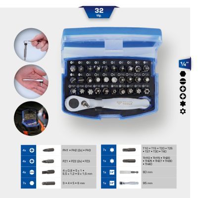 Screwdriver Bit Set KS TOOLS BT053532