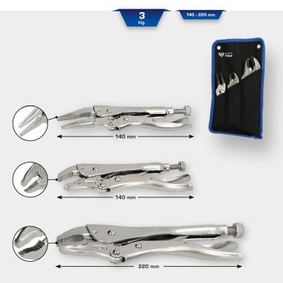 Locking Pliers Set KS TOOLS BT065003