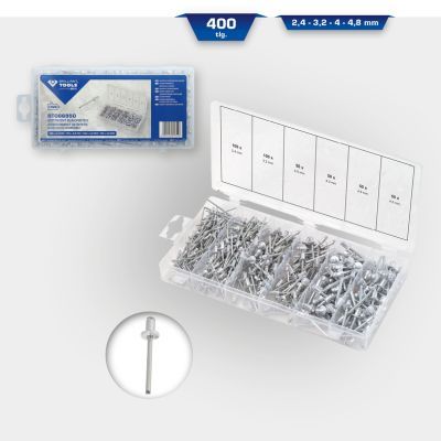 Assortment, blind rivets KS TOOLS BT066950