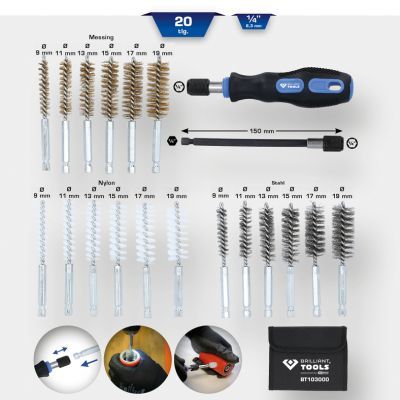 Cleaning Brush Set KS TOOLS BT103000