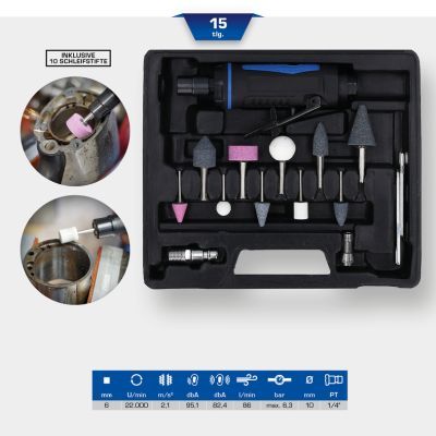 KS TOOLS BT160700 Straight-grip Grinder (compressed air)