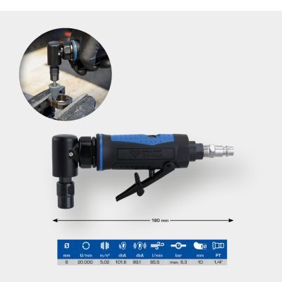 KS TOOLS BT160701 Straight-grip Grinder (compressed air)