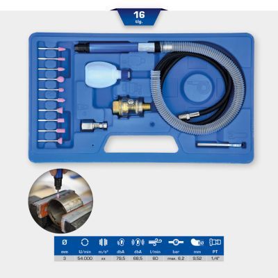 KS TOOLS BT160710 Straight-grip Grinder (compressed air)