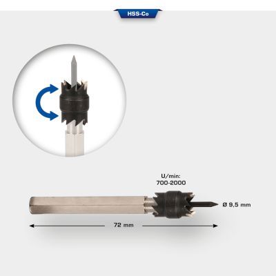 KS TOOLS BT516001 Spot Weld Cutter