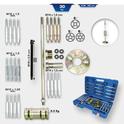 KS TOOLS BT671100 Mounting Tool Set, wheel hub/wheel bearing