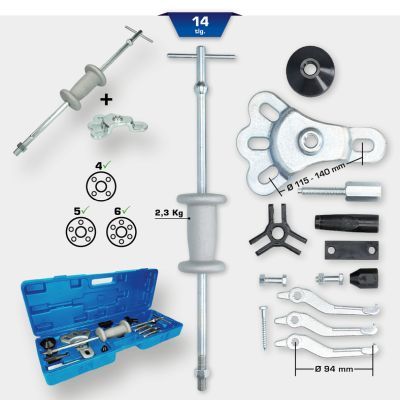 Mounting Tool Set, wheel hub/wheel bearing KS TOOLS BT671300