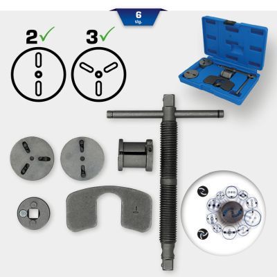 KS TOOLS BT701150 Turn/Reset Tool Set, brake caliper piston