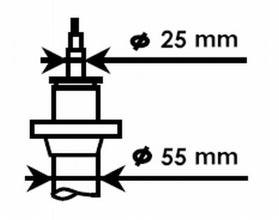 Shock Absorber KYB 325700