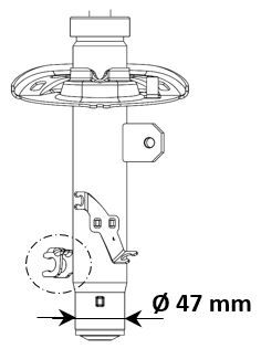 Shock Absorber KYB 3338013