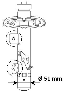 Shock Absorber KYB 3338055