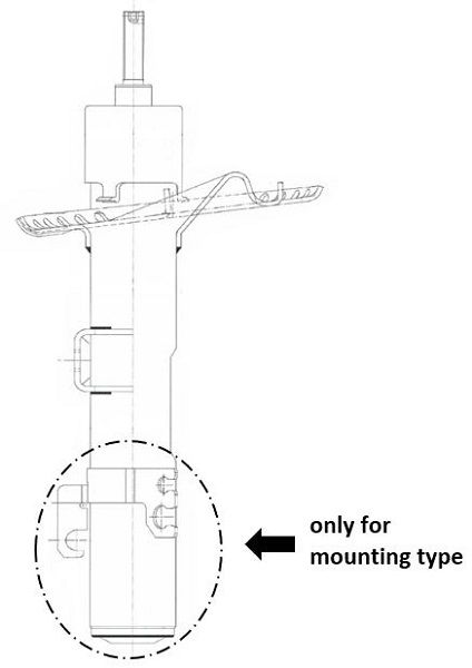 KYB 335607 Shock Absorber
