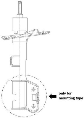 Shock Absorber KYB 3358032