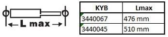 Shock Absorber KYB 3440067