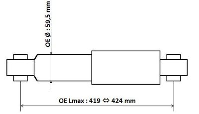 Shock Absorber KYB 3450001