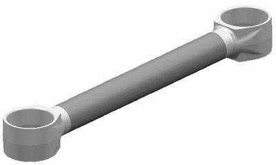 Control/Trailing Arm, wheel suspension LEMFÖRDER 11413 01