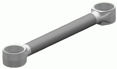 Control/Trailing Arm, wheel suspension LEMFÖRDER 11445 01