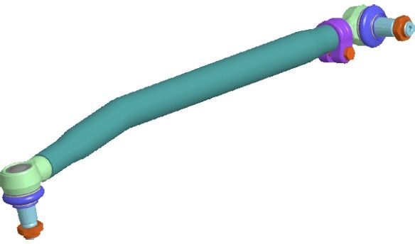 LEMFÖRDER 24242 01 Centre Rod Assembly