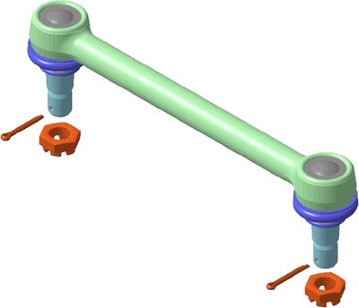 Link/Coupling Rod, stabiliser bar LEMFÖRDER 42306 01