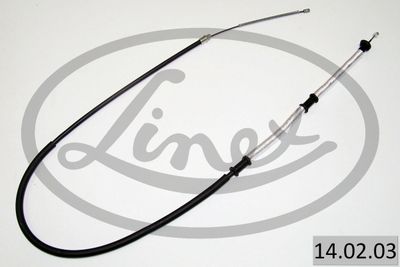 Cable Pull, parking brake LINEX 14.02.03