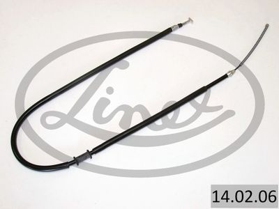 Cable Pull, parking brake LINEX 14.02.06