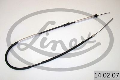 Cable Pull, parking brake LINEX 14.02.07