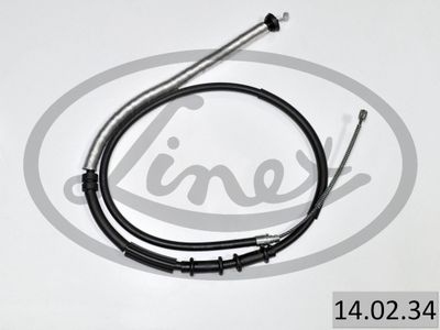 Cable Pull, parking brake LINEX 14.02.34
