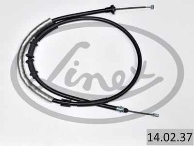 Cable Pull, parking brake LINEX 14.02.37